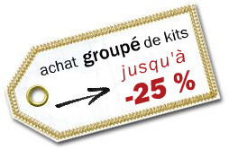 Remises sur les kits ! Pour l'achat de plusieurs kits : jusqu'à -25 % de remise !