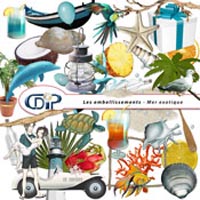 Embellissements du kit digital