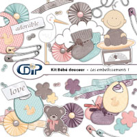Digital kit Embellishments