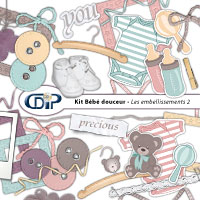 Digital kit Embellishments