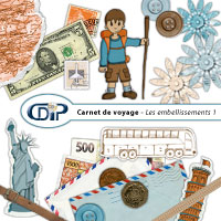 Embellissements du kit digital