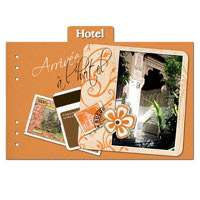 Mini-album 'Carnet de voyage' - page 3