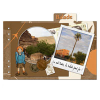 Mini-album 'Carnet de voyage' - page 5