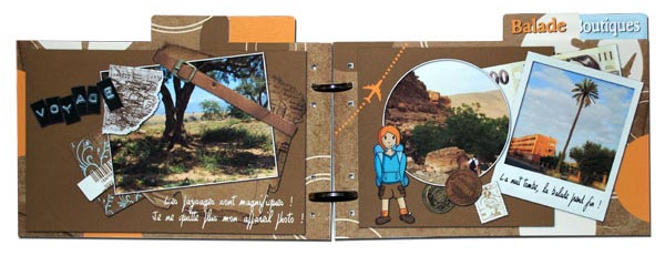 Mini-album « Carnet de voyage »