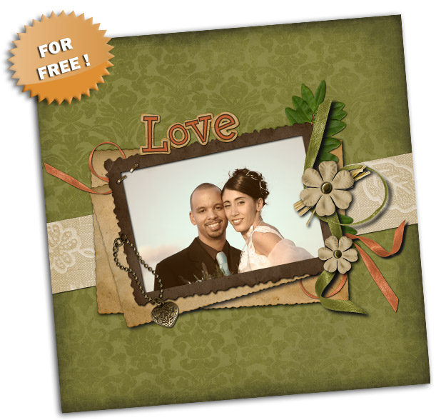 Free layout «Love»