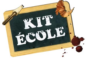 Kit de scrapbooking 'Ecole'