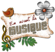 Kit de scrapbooking « En avant la musique »