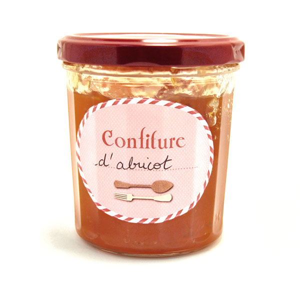Etiquette de pot de confiture