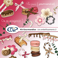 Embellissements du kit digital