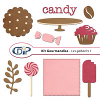 Gabarits du kit de scrapbooking