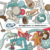 Embellissements du kit digital