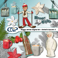 Digital kit embellishments