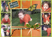 Aurore un jour de printemps dans le jardin