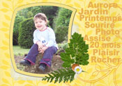 Aurore un jour de printemps dans le jardin