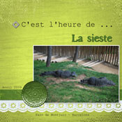 Sieste au jardin