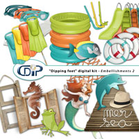 Digital kit Embellishments