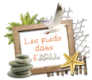 Kit de scrapbooking Les pieds dans l'eau