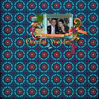 Composition de scrapbooking - Au fils du temps