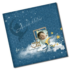 '« Starry Night » digital kit for your photos'