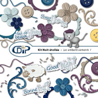 Digital kit embellishments
