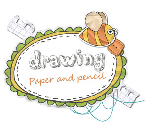 Digital kit « Drawing paper and pencil and pencil »