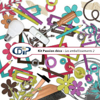 Digital kit Embellishments