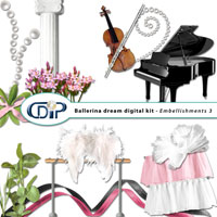 Digital kit embellishments