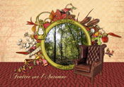 window on autumn