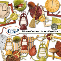 Embellissements du kit digital