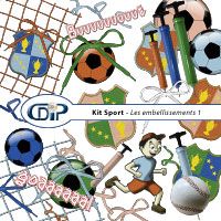 Embellissements du kit digital