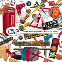 Digital kit embellishments