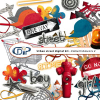 Digital kit embellishments