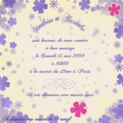 Faire part (intérieur)