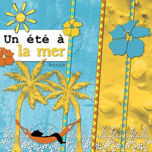 Kit de digiscrap gratuit 'Un été à la mer'