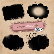 Masks pack for digital scrapbooking