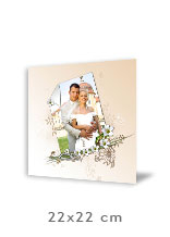 Impression de page format 22 x 22 cm