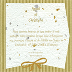 Faire-part de mariage
