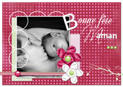 Carte Bonne Fête maman