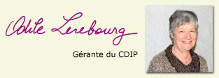 Odile Lerebourg, gérante du CDIP.