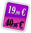 19,90 € au lieu de 40 € !