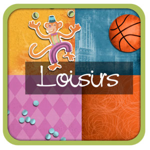 Kit de digiscrapbooking sur le thème Loisirs 