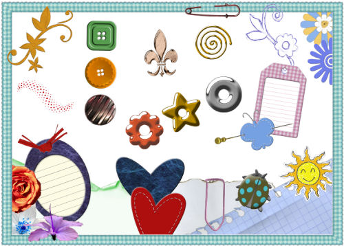 scrapbook embellishments free