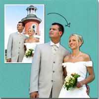Outlining characters from photos