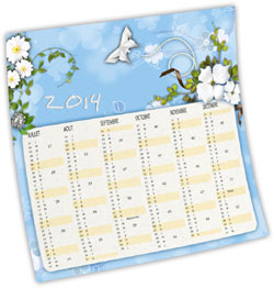 Calendriers réalisés avec Studio Scrap