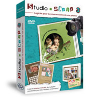 Boite du logiciel Studio Scrap 3