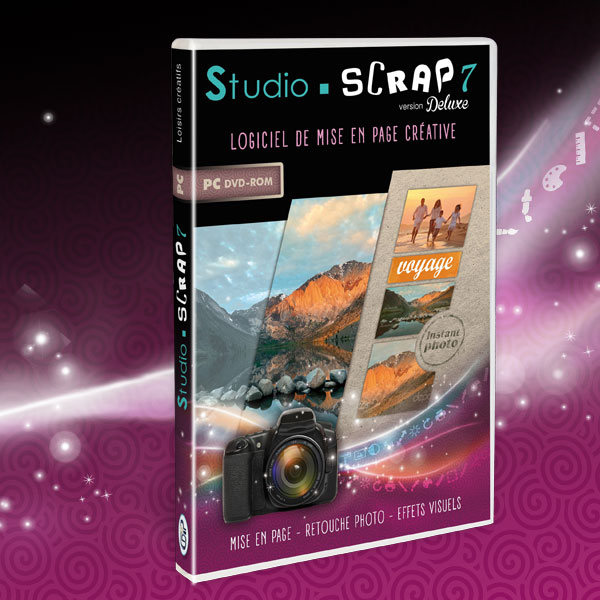 Studio-Scrap 7.5 Deluxe en coffret  CDIP Boutique - Logiciel de Généalogie  et Scrapbooking