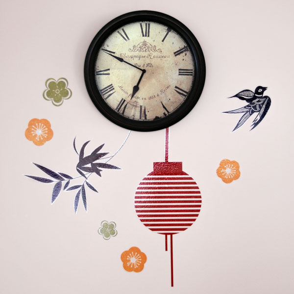 Page de digiscrap gratuite « Stickers Asie »