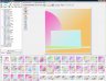 Choosing the sketch - 300 layout sketches are provided with the program