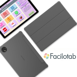 FACILOTAB - Tablette Senior - Simple et Intuitive, Idéal pour Personne Âgée - Grand Ecran Tactile Adapté