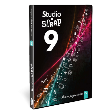 Studio-Scrap 9 en coffret - Licence permanente